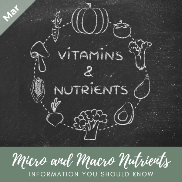 Micro and Macro Nutrients